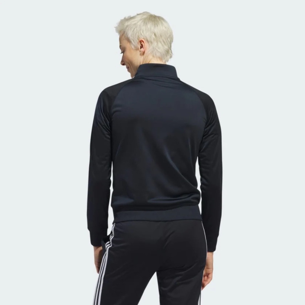 BNWT Women's Adidas Essentials Warm-Up Slim 3-Stripes Track Jacket! - Picture 2 of 5